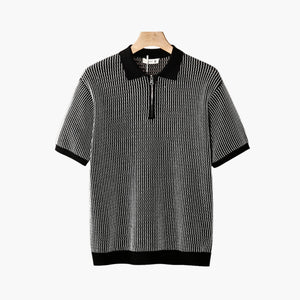 Marmaris Patterned Zip Polo