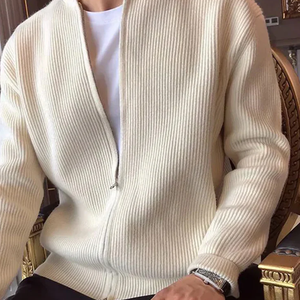 Oslo Plush Zip Cardigan