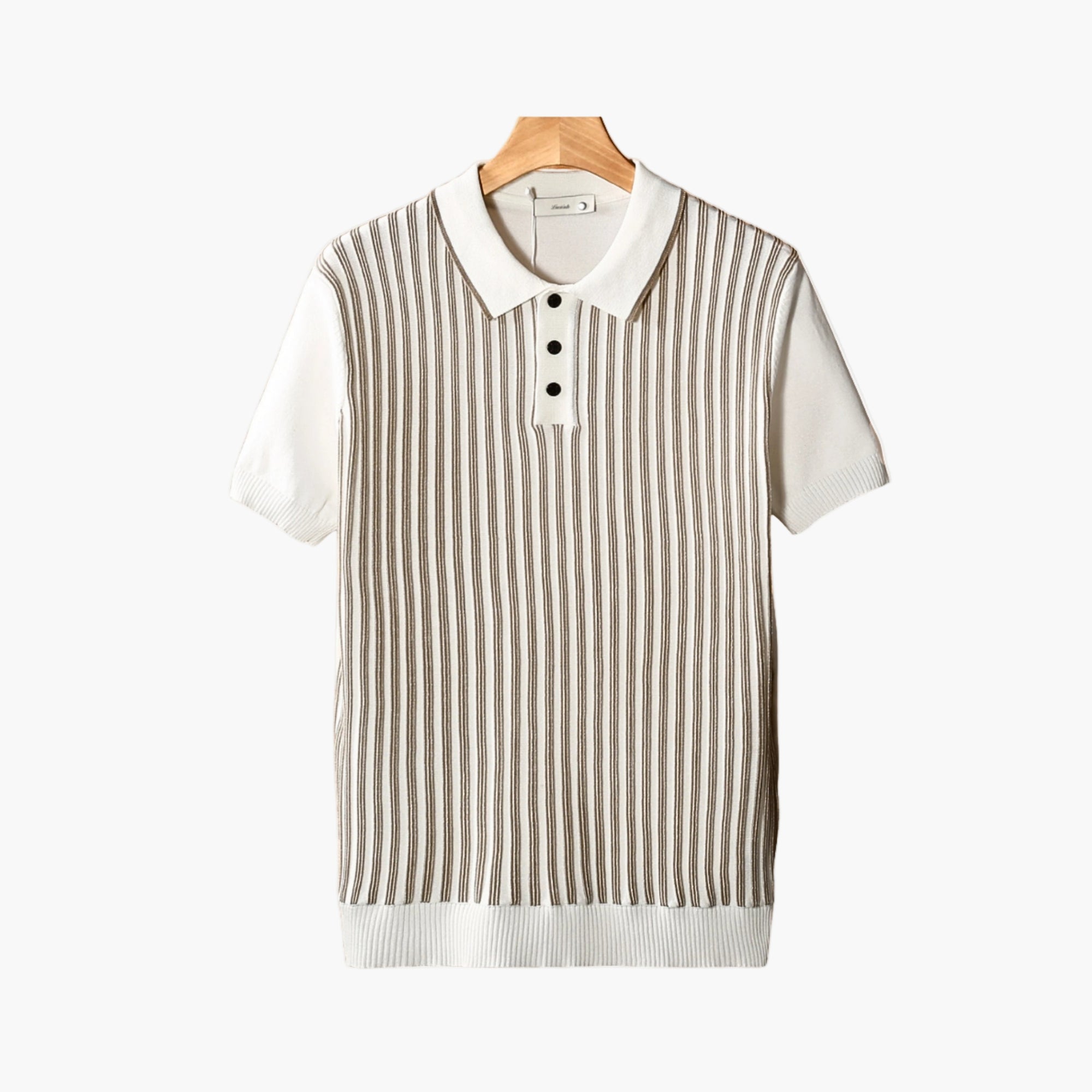 Bilbao Retro Striped Polo