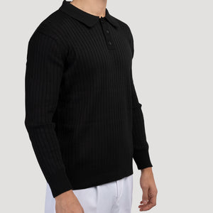 Moscow Vertical-Rib Sweater
