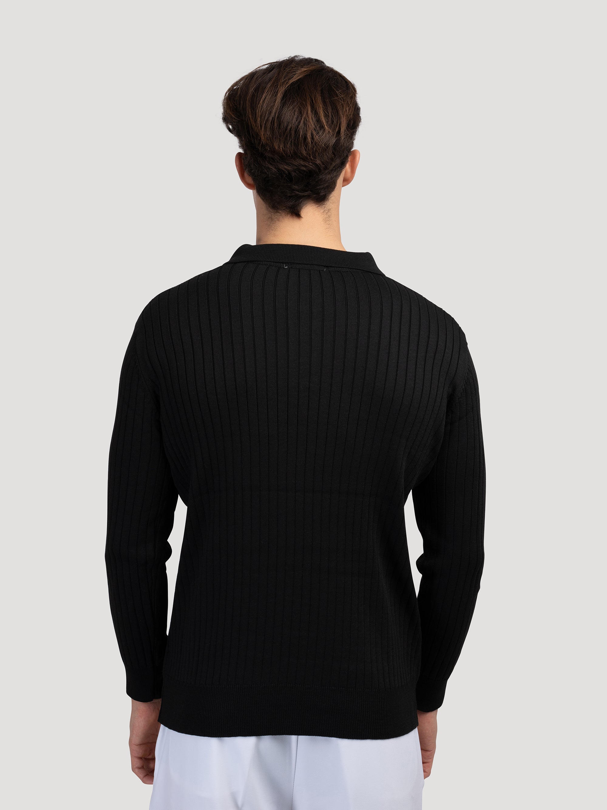 Moscow Vertical-Rib Sweater