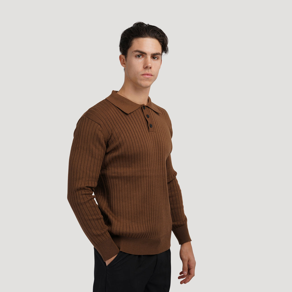 Moscow Vertical-Rib Sweater