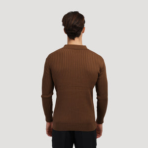 Moscow Vertical-Rib Sweater