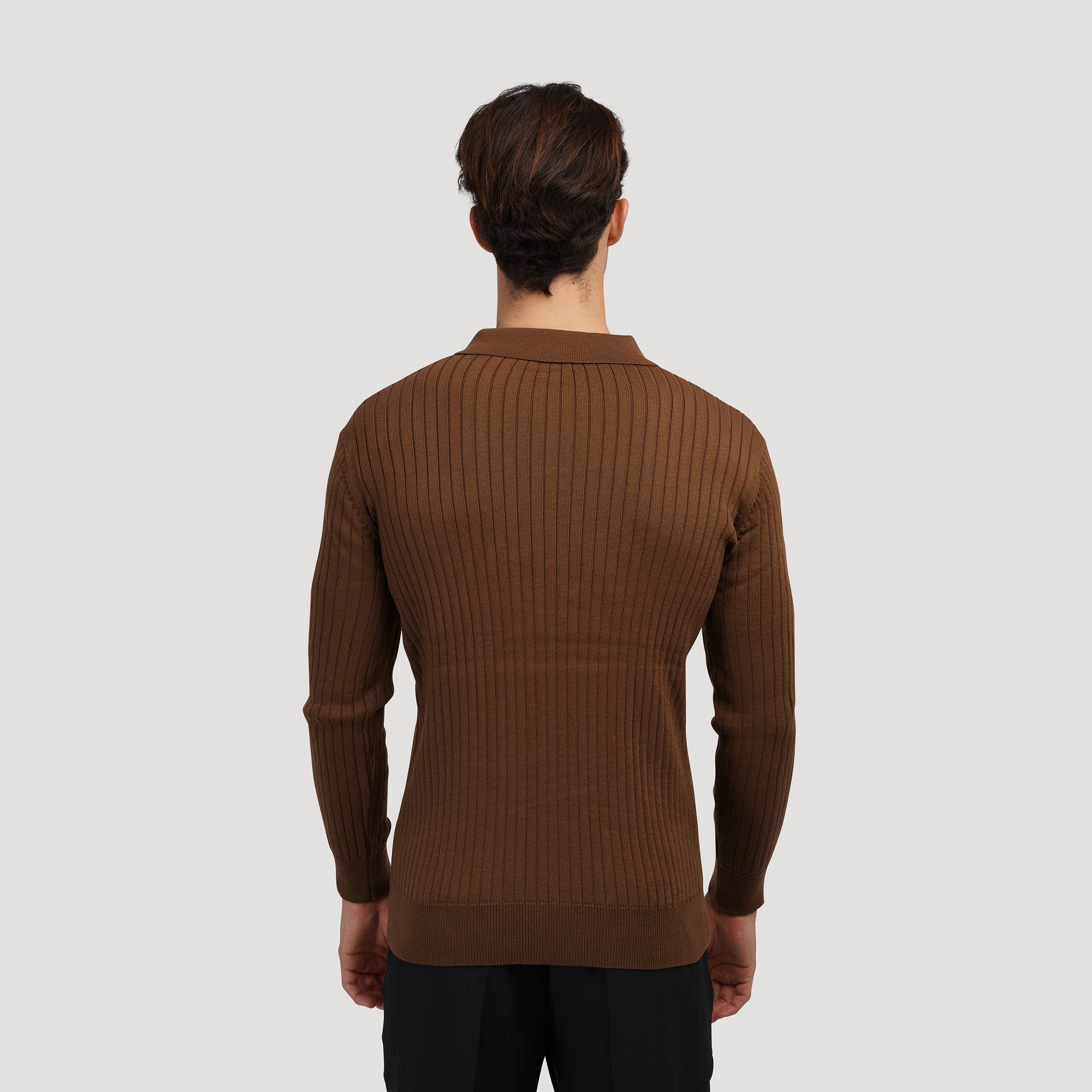 Moscow Vertical-Rib Sweater