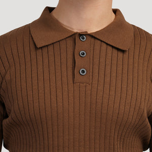 Moscow Vertical-Rib Sweater