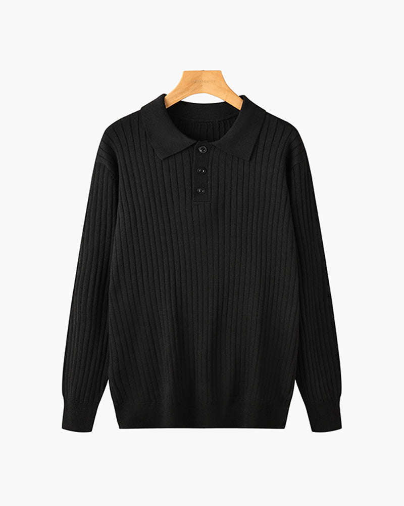 Moscow Vertical-Rib Sweater