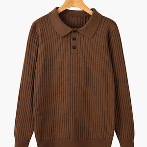 Moscow Vertical-Rib Sweater