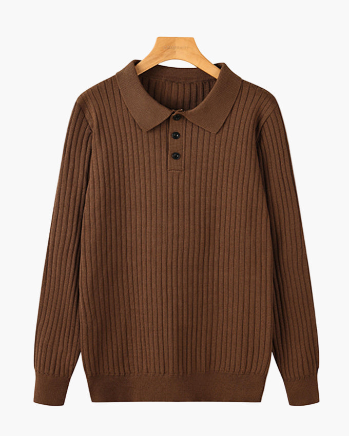 Moscow Vertical-Rib Sweater