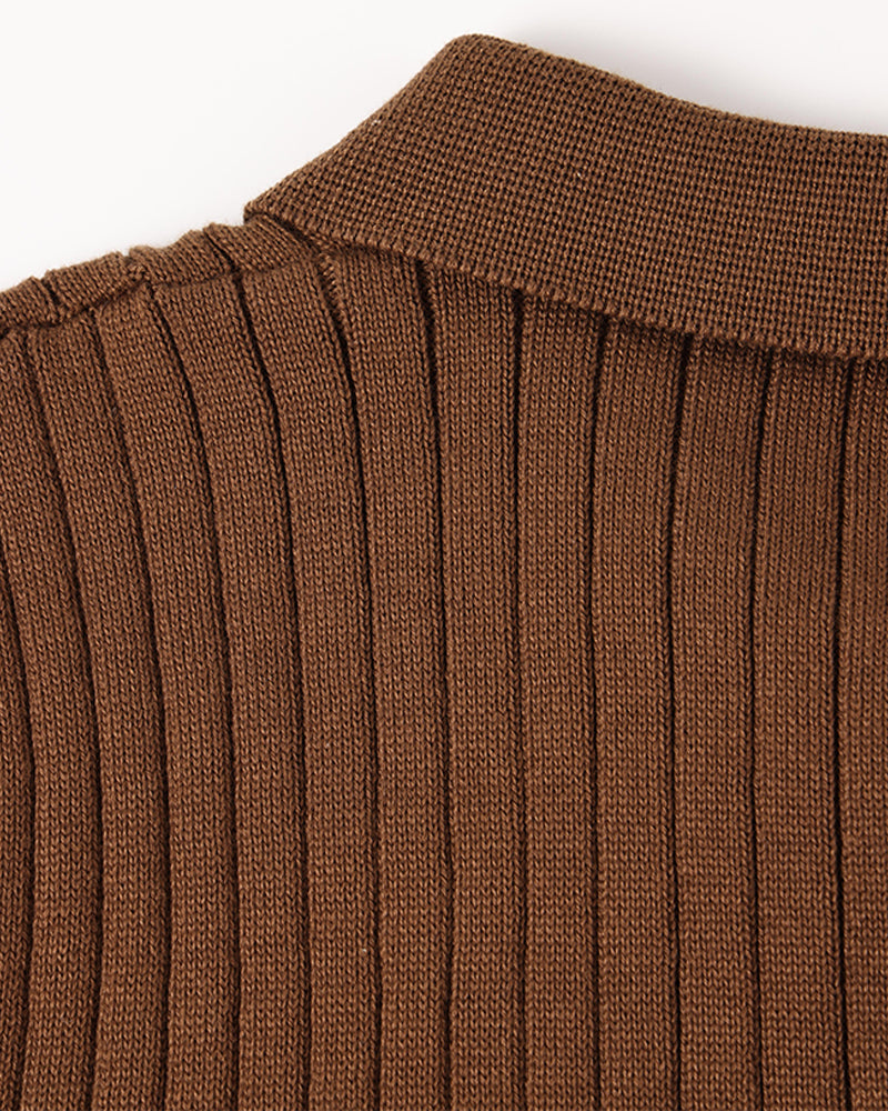 Moscow Vertical-Rib Sweater