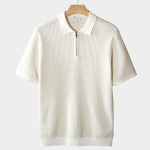 Marmaris Patterned Zip Polo