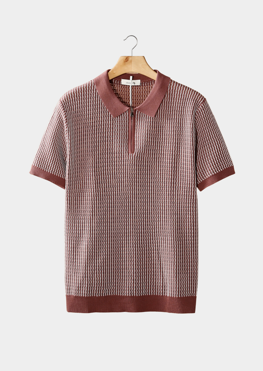 Marmaris Patterned Zip Polo