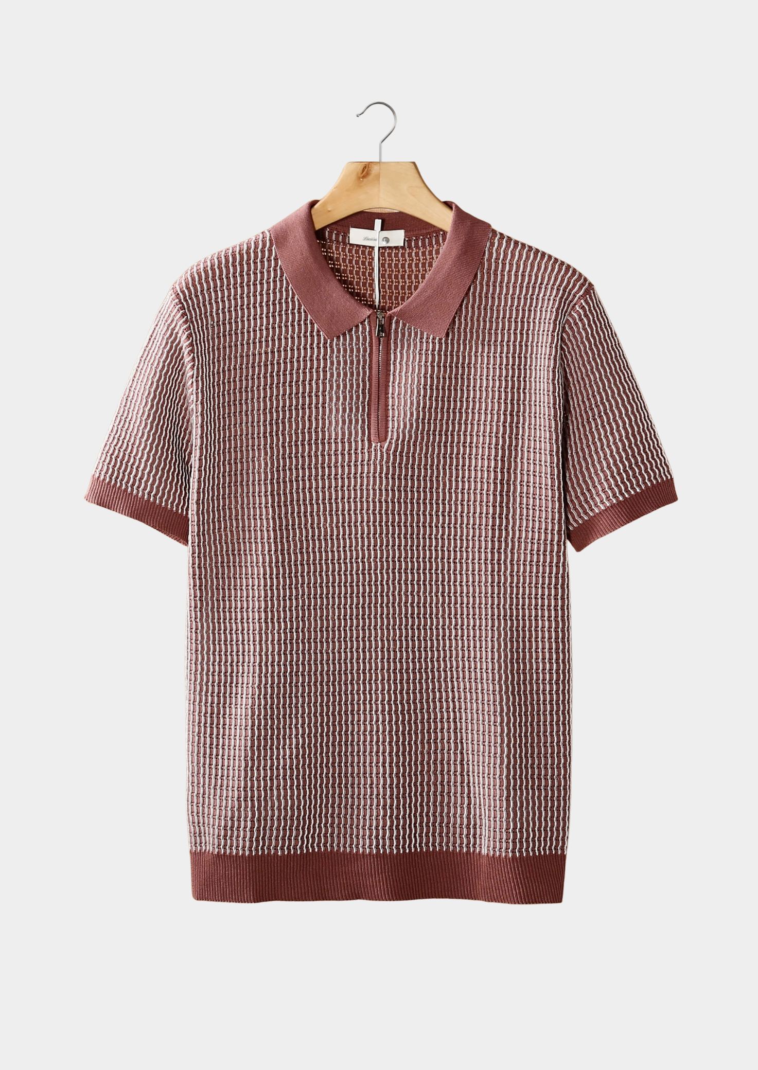 Marmaris Patterned Zip Polo