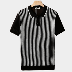 Bilbao Retro Striped Polo