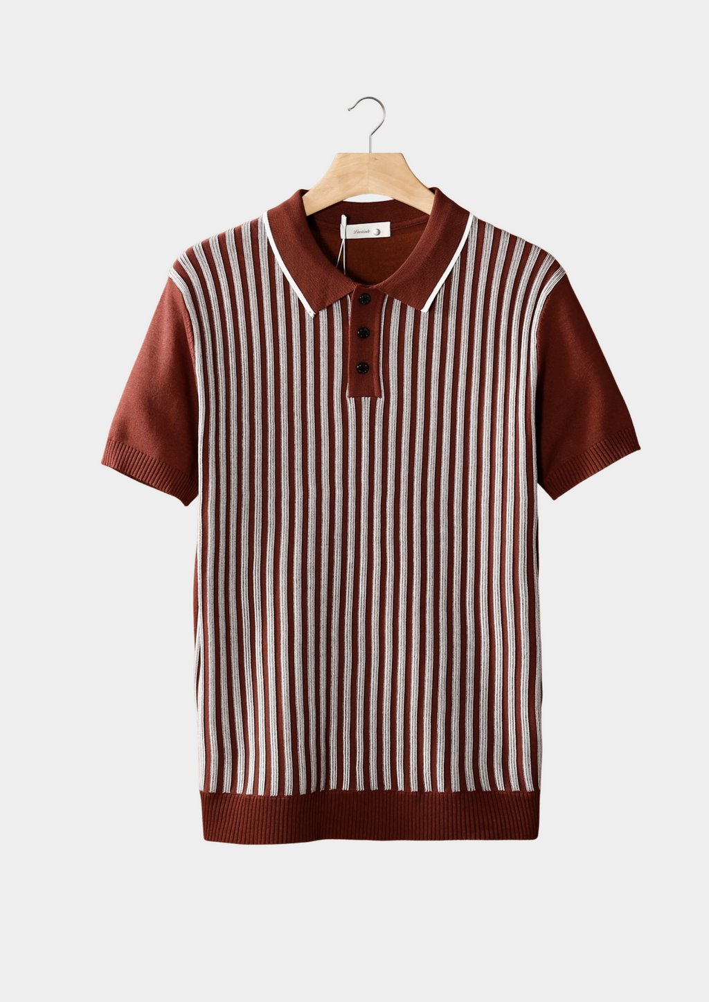 Bilbao Retro Striped Polo