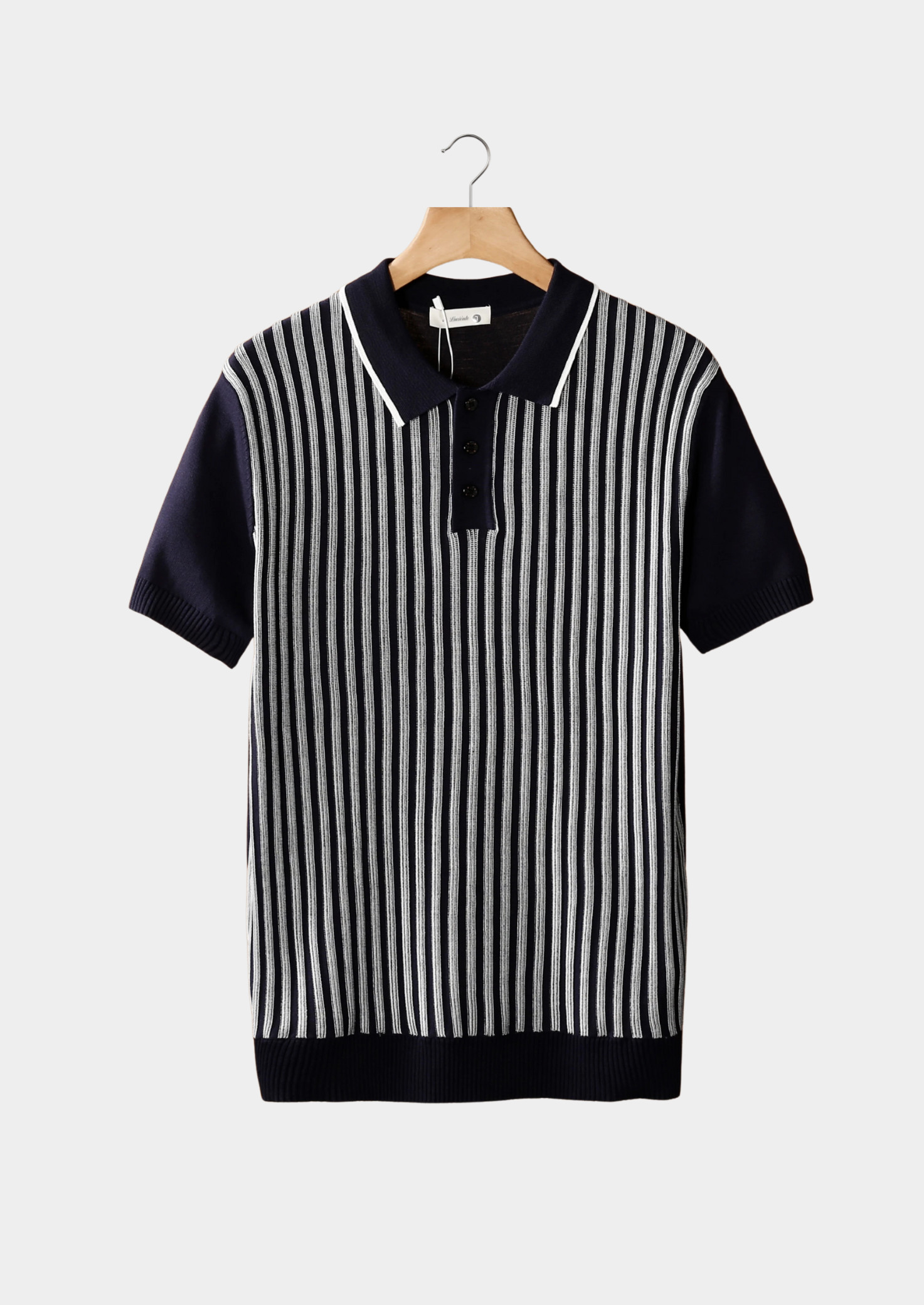 Bilbao Retro Striped Polo